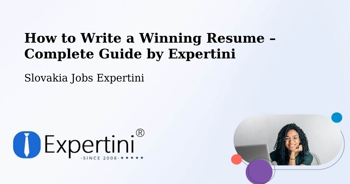 Resume Writing Guide for Job Seekers – Štúrovo - Štúrovo, Slovakia Jobs Expertini